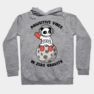 Pawsitive vibes in zero gravity Hoodie